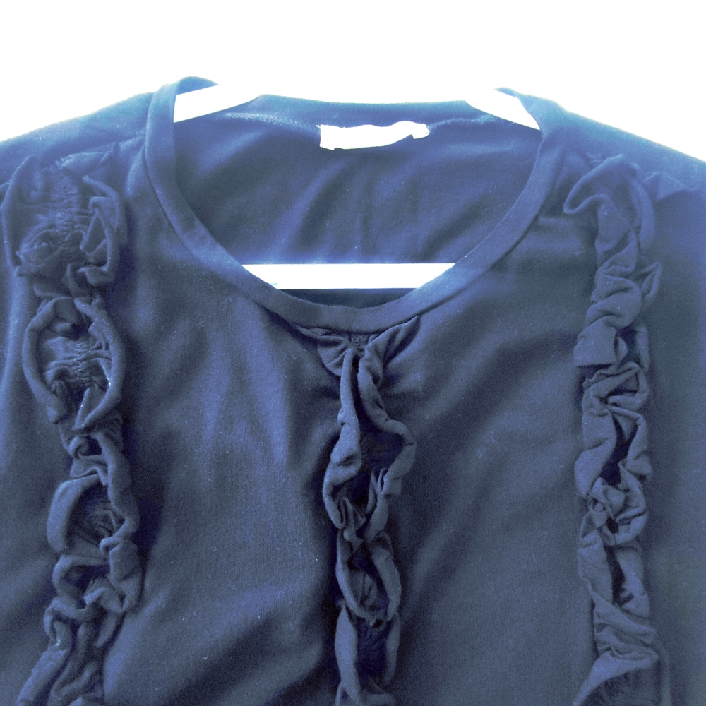 Zara Trafaluc Elegant Black Blouse/T-shirt (L)